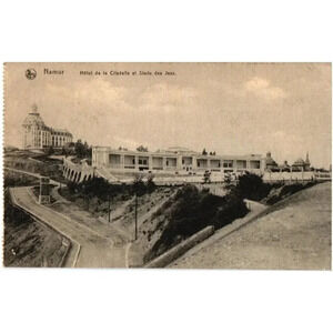 "Namur Hotel de la Citadelle et Stade des Jeux Postcard"